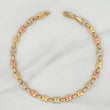 Tobillera Rustica Corona 7.15 g / 10 3/4 in / 5.65 mm Tres Oros 18K