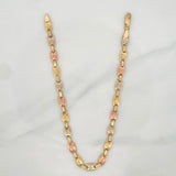 Tobillera Rustica Corona 7.15 g / 10 3/4 in / 5.65 mm Tres Oros 18K