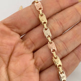 Tobillera Rustica Corona 7.15 g / 10 3/4 in / 5.65 mm Tres Oros 18K