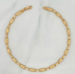 Tobillera Rustica Tornillo 5.3 g / 10 1/2 in / 4.15 mm Oro Amarillo 18K