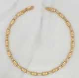 Tobillera Rustica Tornillo 5.3 g / 10 1/2 in / 4.15 mm Oro Amarillo 18K