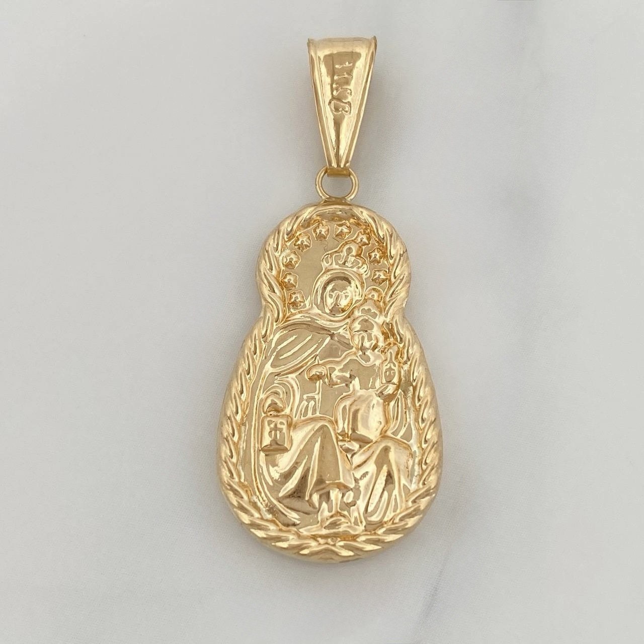 Dije Virgen Del Carmen 1.85 g / 1 1/2 in Oro Amarillo 18K