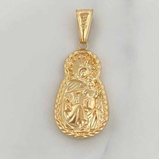 Dije Virgen Del Carmen 1.85 g / 1 1/2 in Oro Amarillo 18K