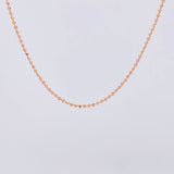 Cadena Militar 4.3g / 20 in / 1.5mm Oro Rosa 18K