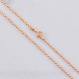 Cadena Militar 4.3g / 20 in / 1.5mm Oro Rosa 18K