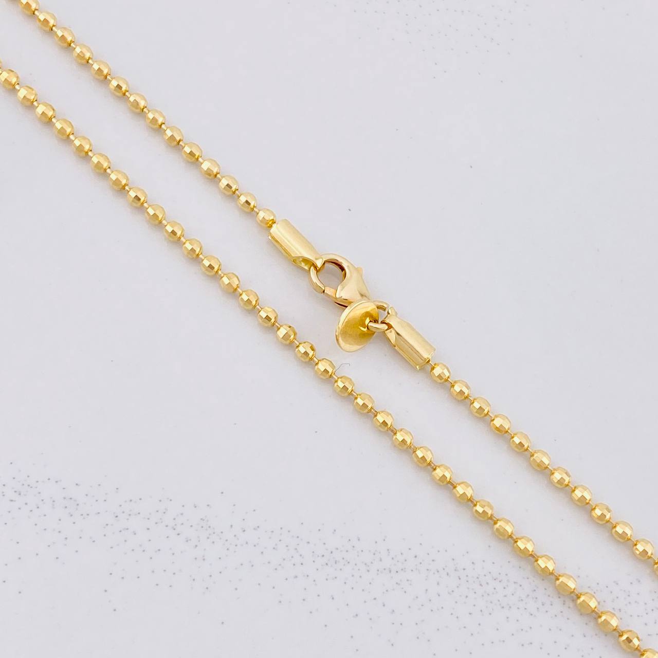 Diamond Cut Military Chain 6.85g / 18 in / 1.7mm Yellow Gold 18K