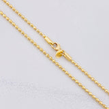Diamond Cut Military Chain 6.85g / 18 in / 1.7mm Yellow Gold 18K