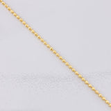 Diamond Cut Military Chain 6.85g / 18 in / 1.7mm Yellow Gold 18K