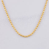 Cadena Militar 4.05g / 18 in / 1.4mm Oro Amarillo 18K