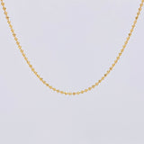 Cadena Militar 4.05g / 18 in / 1.4mm Oro Amarillo 18K