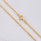 Military Chain 3.95g / 18 in / 1.4mm Yellow Gold 18K