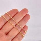 Military Chain 3.95g / 18 in / 1.4mm Yellow Gold 18K