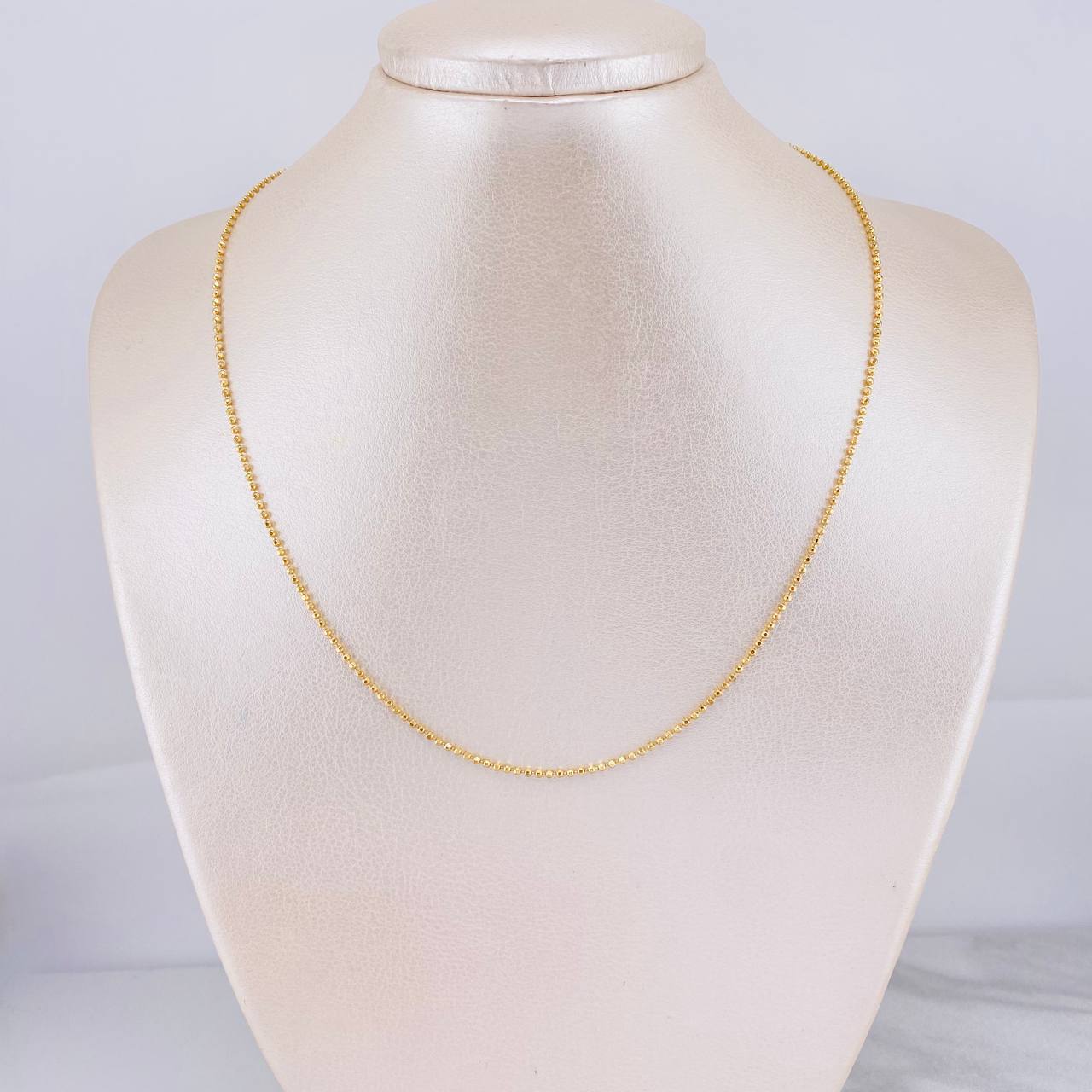 Military Chain 3.95g / 18 in / 1.4mm Yellow Gold 18K