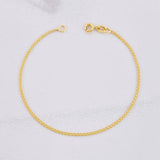 Pulso Chino 1.2g / 7 1/4 in / 1.4mm Oro Amarillo 18K