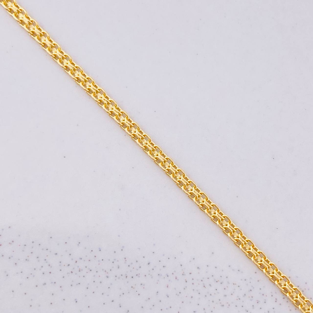 Bismark Bracelet 1.25g / 7 in / 1.4mm Yellow Gold 18K
