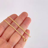 Pulso Chino 2.45g / 7 1/2 in / 2.5mm Oro Amarillo 18K