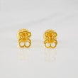Stud Earrings Bear Ts 0.6g / in / 6.6mm Yellow Gold 18K