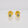 Stud Earrings Bear Ts 0.55g / in / 4mm Yellow Gold 18K