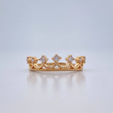 Anillo Corona 1.75gr / T7 3/4 / Oro Amarillo 18K %