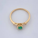 Solitaire Ring 1.75gr / T6 3/4 / 18K Yellow Gold %