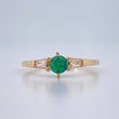 Solitaire Ring 1.75gr / T6 3/4 / 18K Yellow Gold %