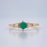 Solitaire Ring 1.75gr / T6 3/4 / 18K Yellow Gold %