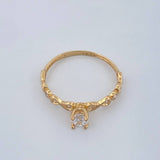 Solitaire Ring Infinitos 1.35gr / T7 / Yellow Gold 18K %