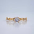 Solitaire Ring Infinitos 1.35gr / T7 / Yellow Gold 18K %