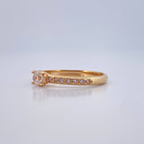 Anillo Solitario Churumbela 2.2gr / T7 1/2 / Oro Amarillo 18K %