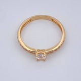 Anillo Solitario Churumbela 2.2gr / T7 1/2 / Oro Amarillo 18K %