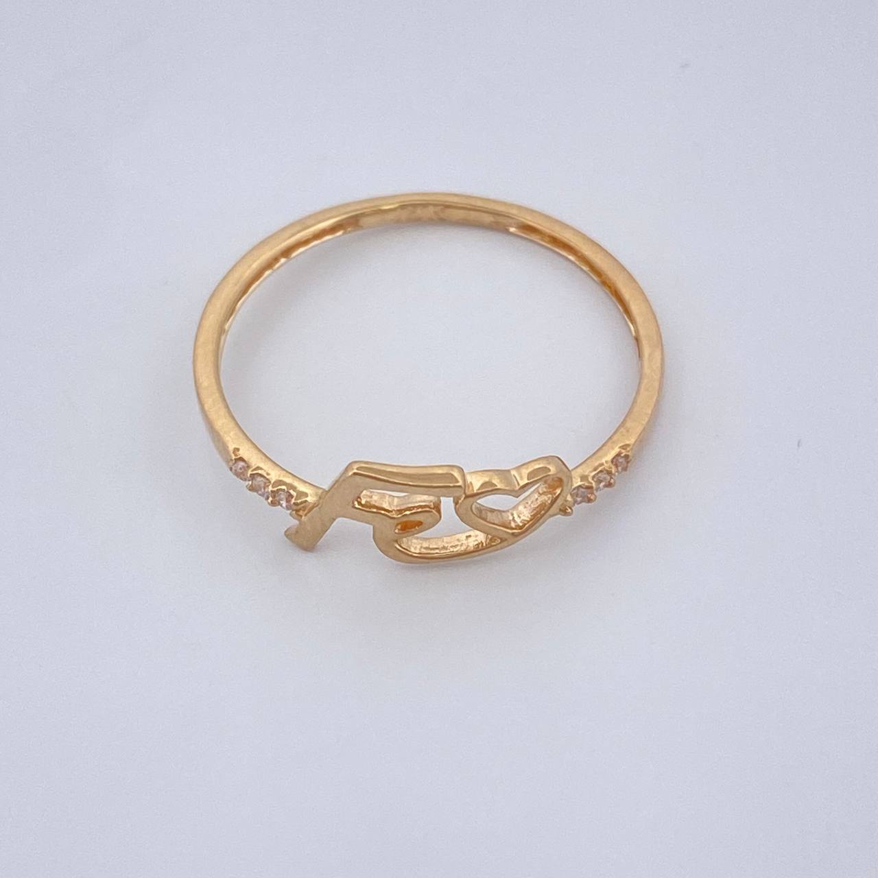 Ring Fe 1.2gr / T8 / Yellow Gold 18K %