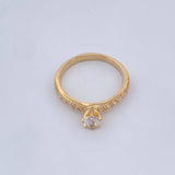 Anillo Solitario Churumbela 2.2gr / T6 / Oro Amarillo 18K %