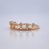 Anillo Corona 1.75gr / T7 3/4 / Oro Amarillo 18K %