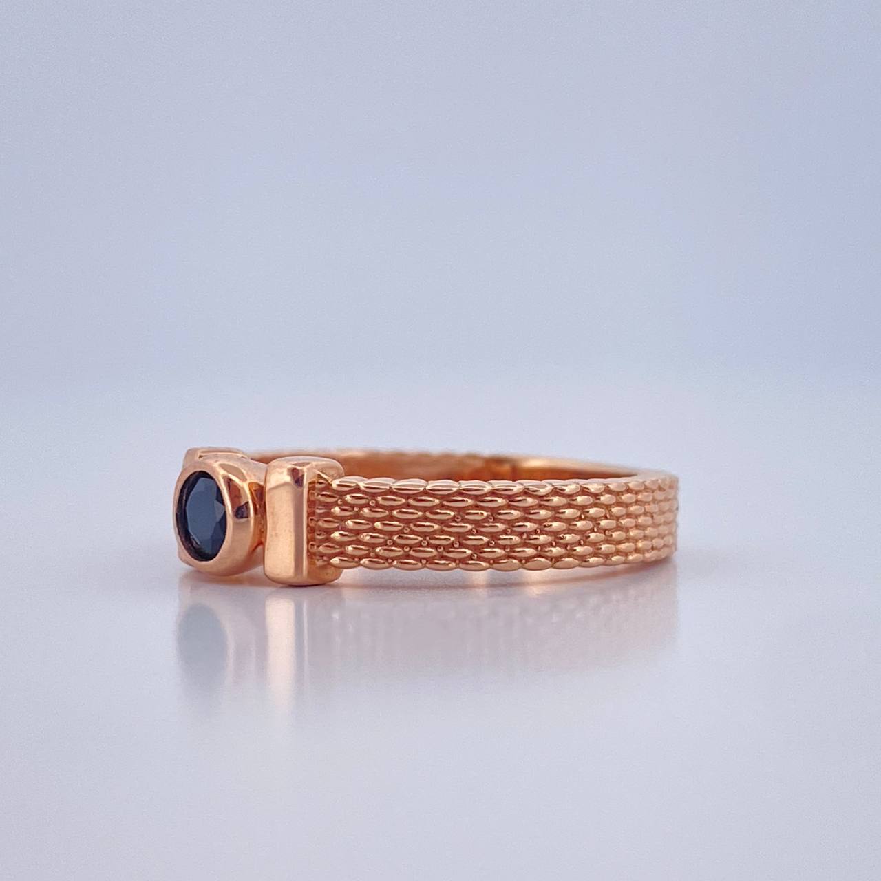 Anillo Cinturon 4.3gr / T7 / Oro Rosa 18K %