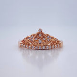 Anillo Corona 2.5gr / T7 1/2 / Oro Rosa 18K %