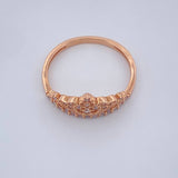 Anillo Corona 2.5gr / T7 1/2 / Oro Rosa 18K %