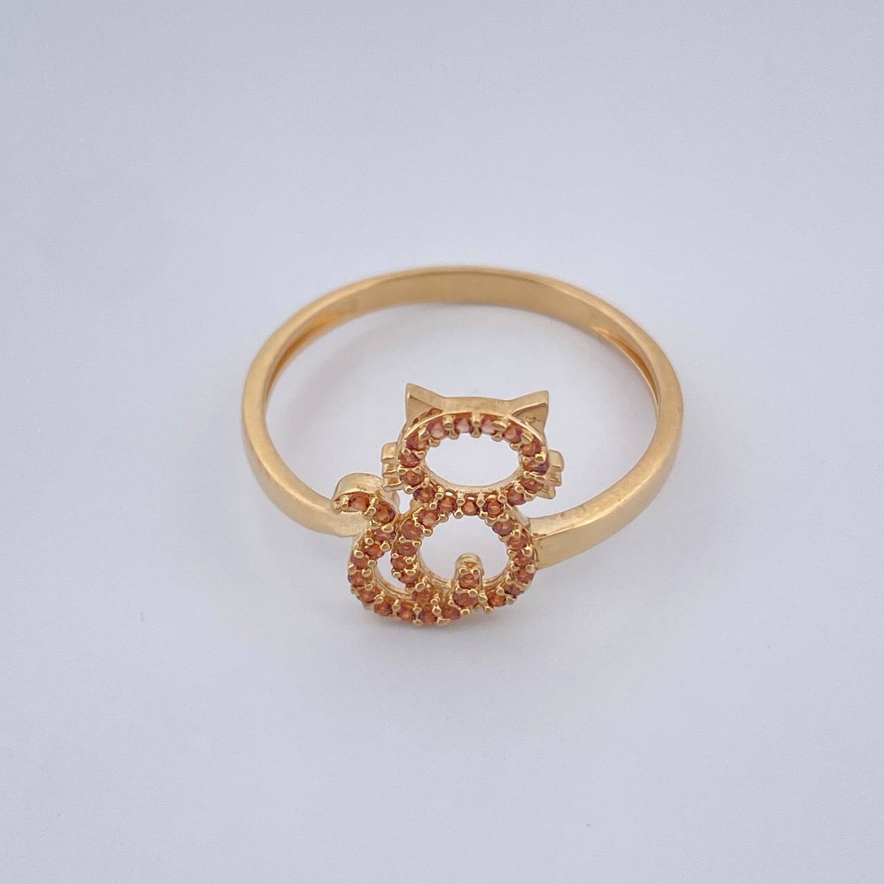 Anillo Gato 1.8gr / T7 / Oro Amarillo 18K %