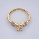 Anillo Solitario Infinito 1.75gr / T7 / Oro Amarillo Oro Blanco 18K %