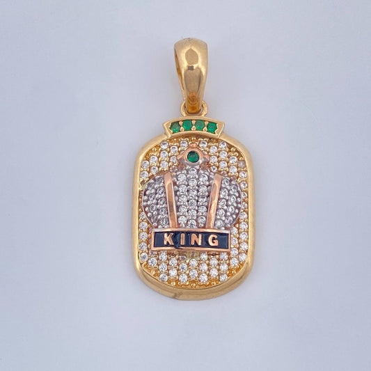 Dije Corona 4.6gr / 1 1/4 in / Tres Oros 18K %