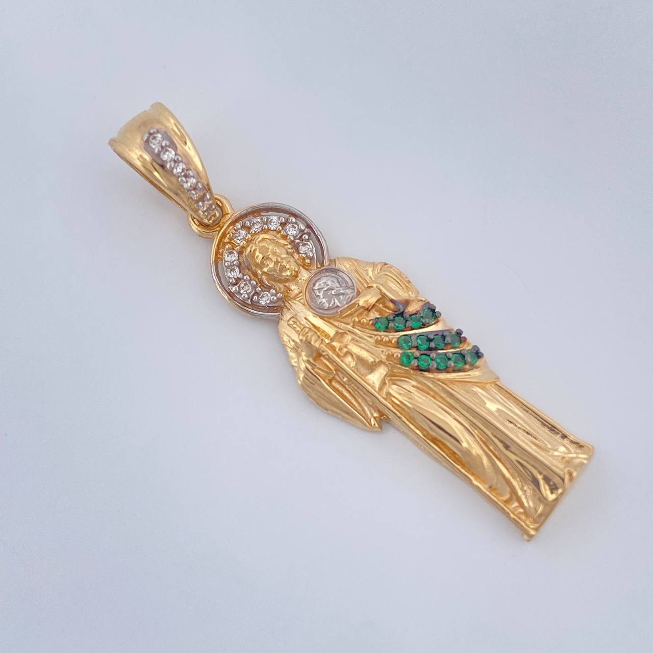 Dije San Judas 4.6gr / 1 1/2 in / Tres Oros  18K %