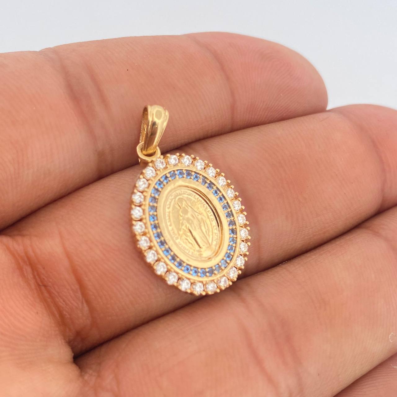Dije Virgen Milgrosa 2.9gr / 1 in / Oro Amarillo 18K %