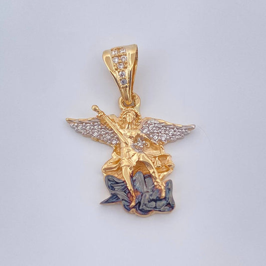 Dije San Miguel 3.15gr / 1 in / Tres Oros 18K %