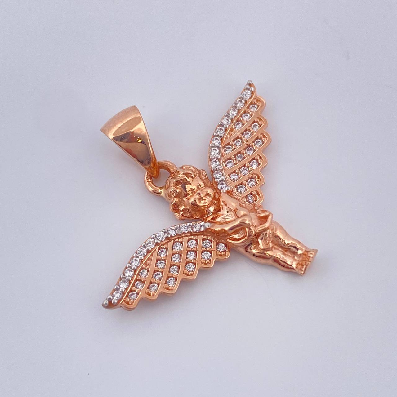 Dije Angel 3.25gr / 1 in / Oro Rosa Oro Blanco 18K %