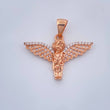 Dije Angel 3.25gr / 1 in / Oro Rosa Oro Blanco 18K %
