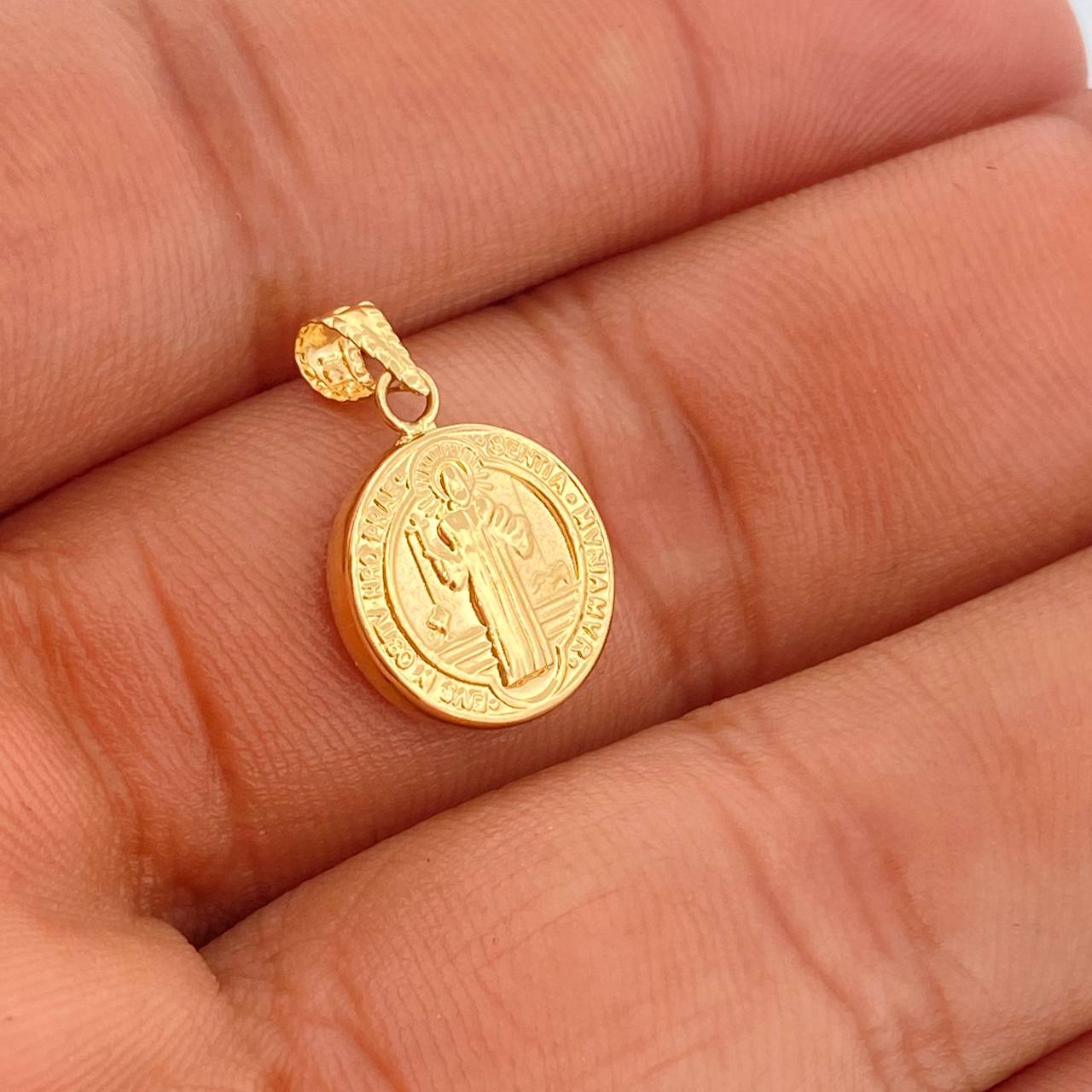 Dije San Benito 0.95gr / 3/4 in / Oro Amarillo 18K %