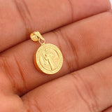 Dije San Benito 0.95gr / 3/4 in / Oro Amarillo 18K %