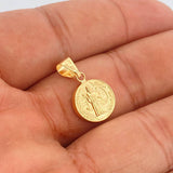 Pendant Saint Benedict 0.65gr / 3/4 in / 18K Yellow Gold %
