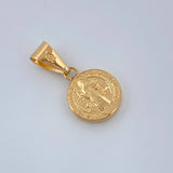 Dije San Benito 0.65gr / 3/4 in / Oro Amarillo 18K %