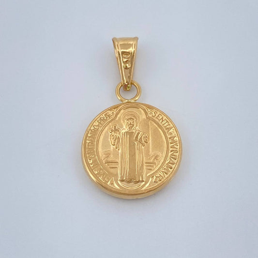 Dije San Benito 0.85gr / 3/4 in / Oro Amarillo 18K %