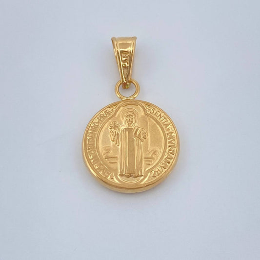 Dije San Benito 0.8gr / 3/4 in / Oro Amarillo 18K %